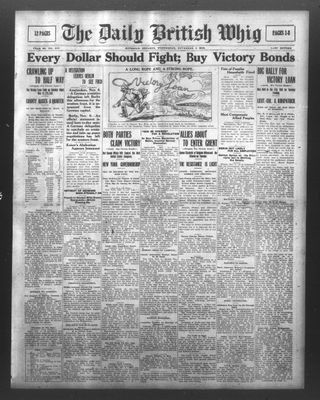 Daily British Whig (1850), 6 Nov 1918