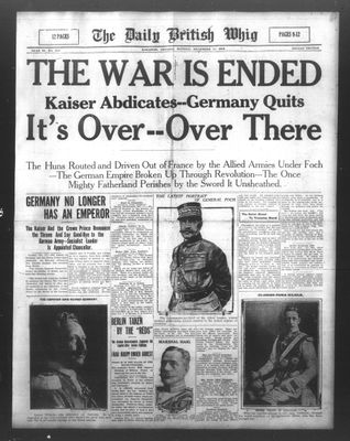 Daily British Whig (1850), 11 Nov 1918