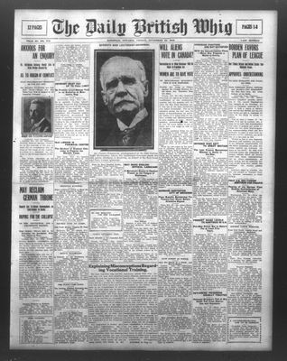 Daily British Whig (1850), 29 Nov 1918