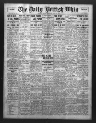 Daily British Whig (1850), 26 Apr 1919