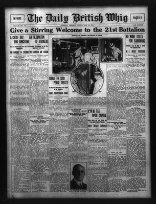 Daily British Whig (1850), 23 May 1919