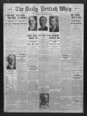 Daily British Whig (1850), 14 Oct 1919