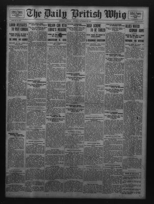 Daily British Whig (1850), 22 Nov 1919