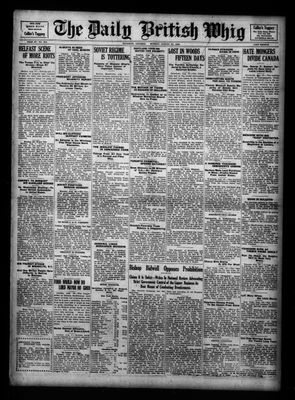 Daily British Whig (1850), 30 Aug 1920