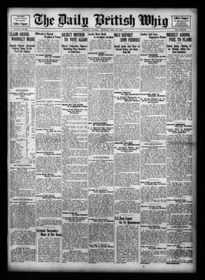 Daily British Whig (1850), 23 Sep 1920