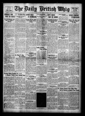 Daily British Whig (1850), 11 Oct 1920