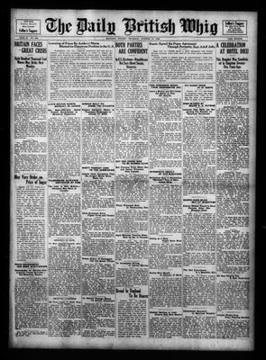 Daily British Whig (1850), 14 Oct 1920