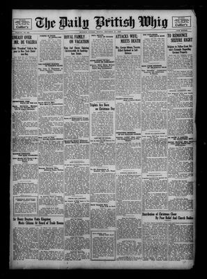 Daily British Whig (1850), 27 Dec 1920