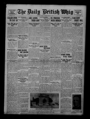 Daily British Whig (1850), 15 Mar 1921