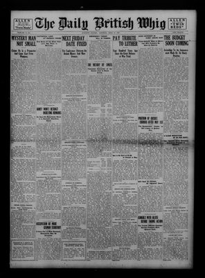 Daily British Whig (1850), 16 Apr 1921