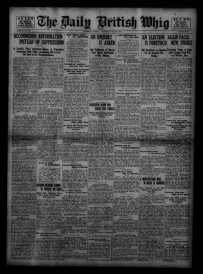 Daily British Whig (1850), 12 May 1921