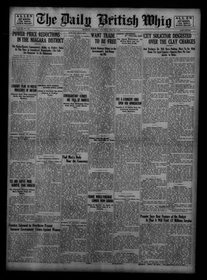 Daily British Whig (1850), 14 May 1921