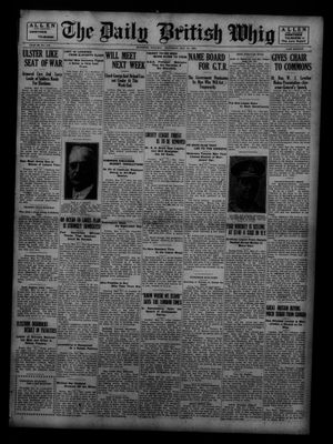 Daily British Whig (1850), 21 May 1921