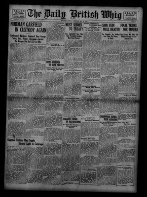 Daily British Whig (1850), 28 May 1921