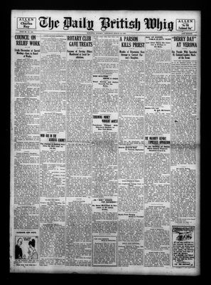 Daily British Whig (1850), 13 Aug 1921