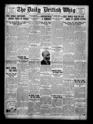 Daily British Whig (1850), 26 Sep 1921