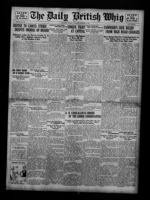 Daily British Whig (1850), 27 Oct 1921