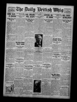 Daily British Whig (1850), 13 Dec 1921