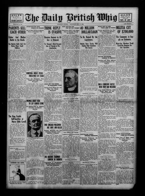 Daily British Whig (1850), 10 May 1922