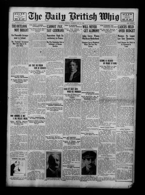 Daily British Whig (1850), 11 May 1922