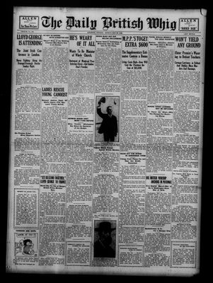 Daily British Whig (1850), 29 May 1922