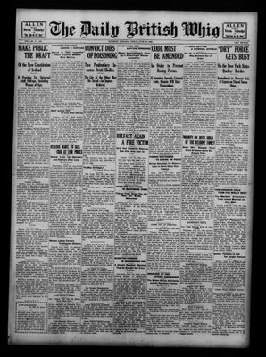 Daily British Whig (1850), 16 Jun 1922