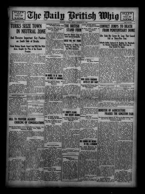 Daily British Whig (1850), 22 Sep 1922