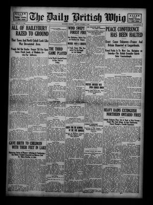 Daily British Whig (1850), 6 Oct 1922