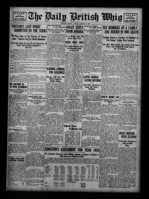 Daily British Whig (1850), 10 Oct 1922