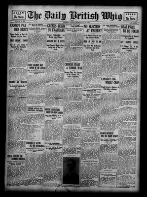 Daily British Whig (1850), 12 Oct 1922