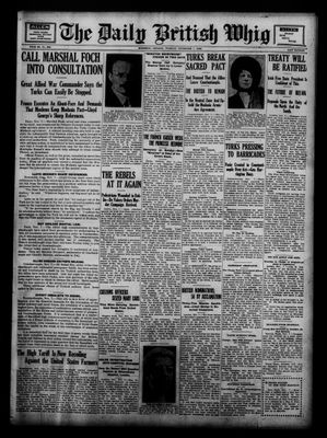 Daily British Whig (1850), 7 Nov 1922