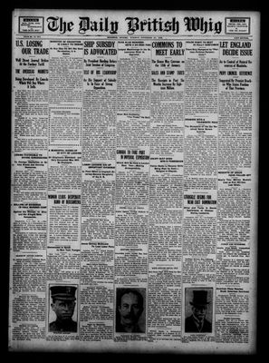 Daily British Whig (1850), 21 Nov 1922