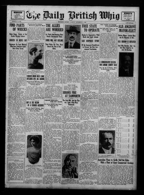 Daily British Whig (1850), 5 Dec 1922