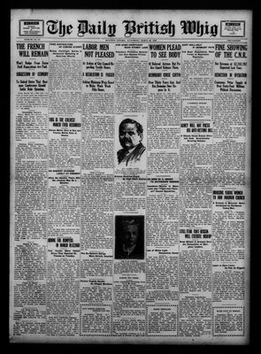 Daily British Whig (1850), 28 Mar 1923