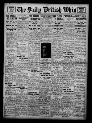 Daily British Whig (1850), 20 Apr 1923