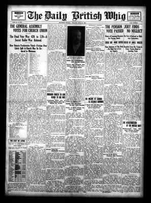 Daily British Whig (1850), 12 Jun 1923