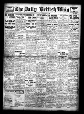 Daily British Whig (1850), 1 Aug 1923