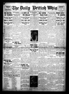 Daily British Whig (1850), 1 Oct 1923