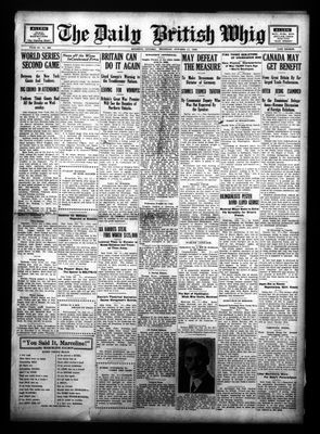 Daily British Whig (1850), 11 Oct 1923