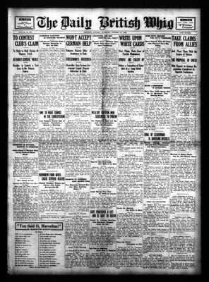 Daily British Whig (1850), 18 Oct 1923