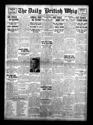 Daily British Whig (1850), 25 Oct 1923