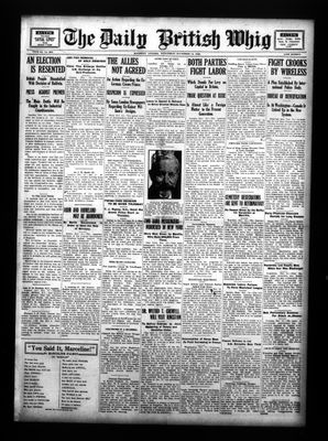 Daily British Whig (1850), 14 Nov 1923