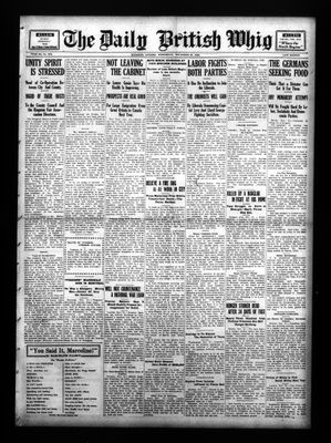 Daily British Whig (1850), 21 Nov 1923