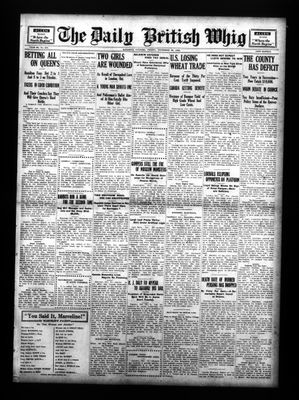 Daily British Whig (1850), 23 Nov 1923