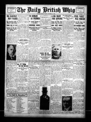 Daily British Whig (1850), 11 Dec 1923