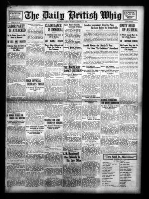 Daily British Whig (1850), 17 Jan 1924