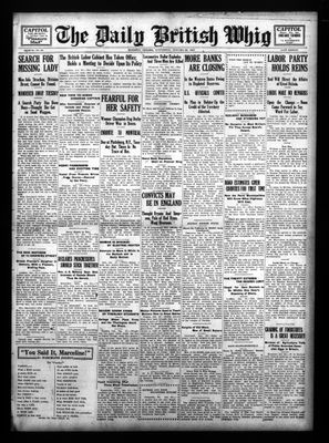 Daily British Whig (1850), 23 Jan 1924