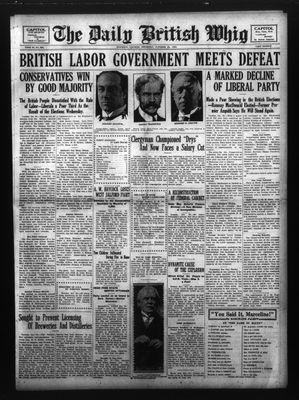 Daily British Whig (1850), 30 Oct 1924