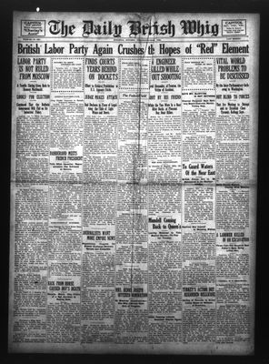 Daily British Whig (1850), 1 Oct 1925