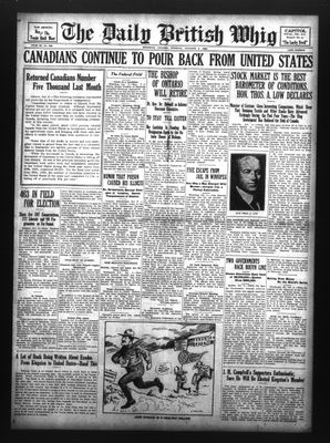 Daily British Whig (1850), 6 Oct 1925